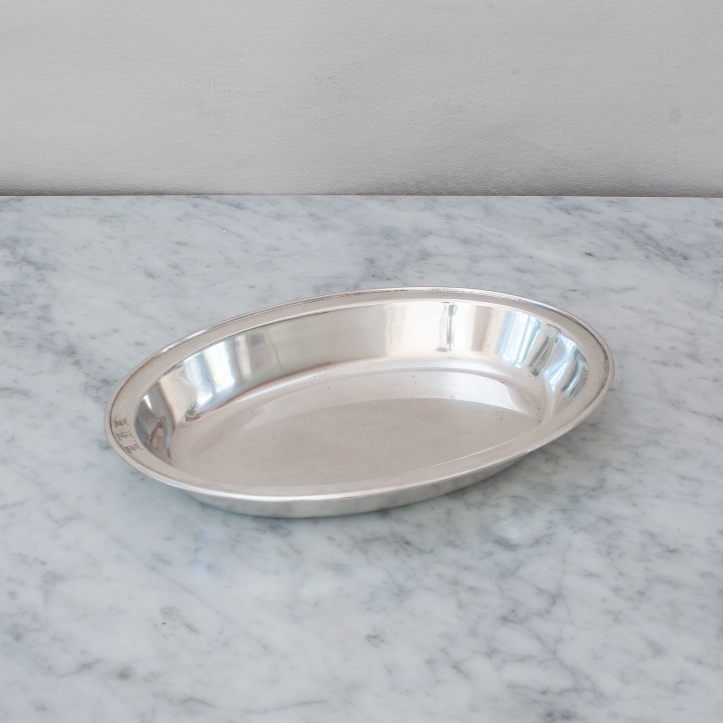 Vintage monogrammed platter