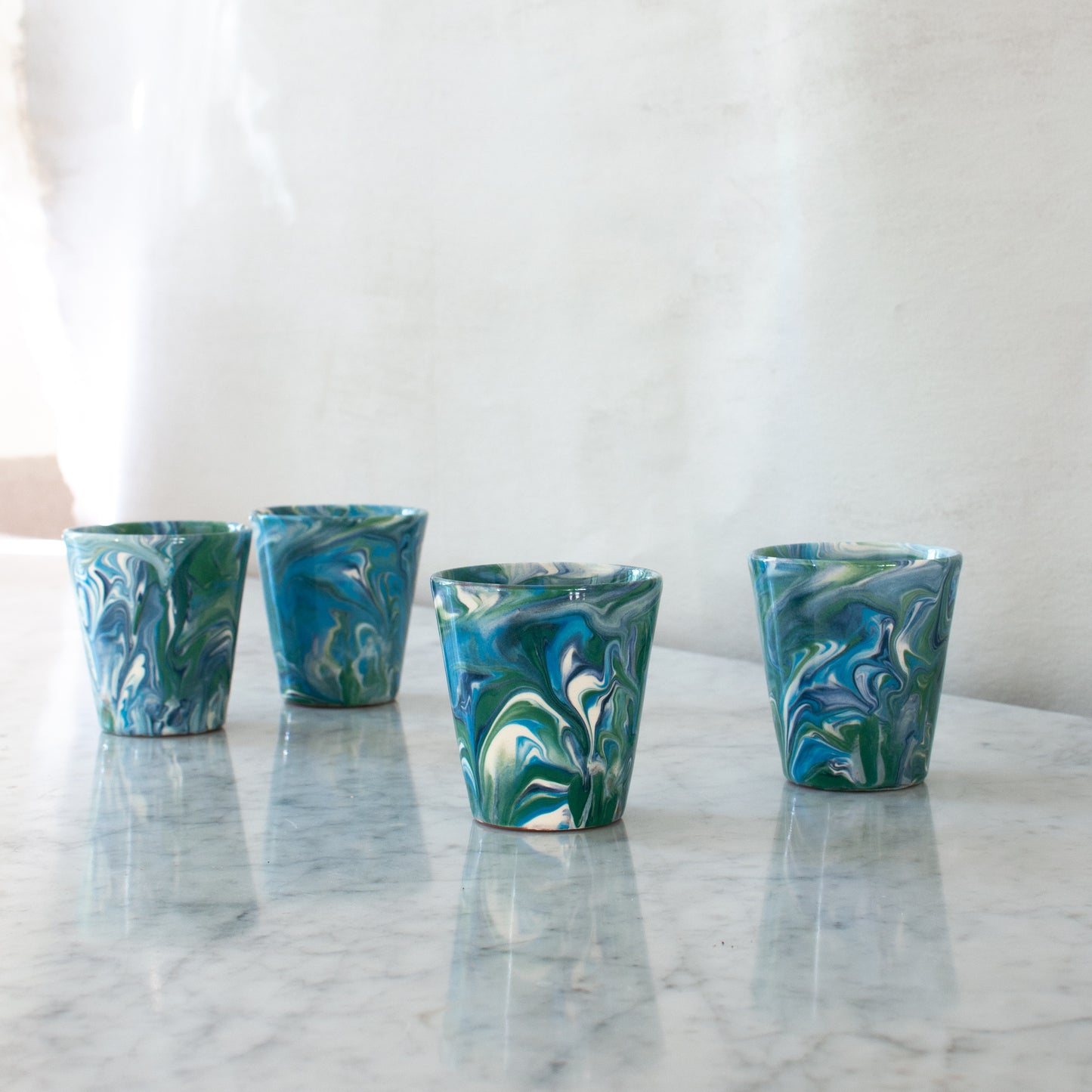 Marbled tumbler, Absinthe