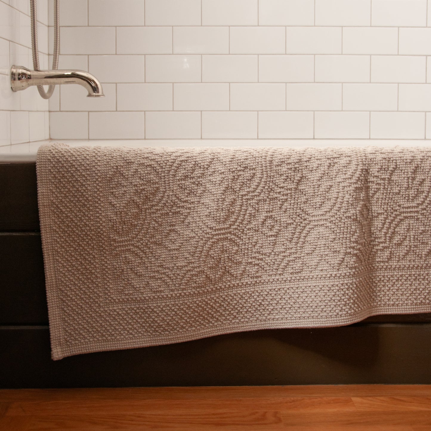Classic Cotton Bath Mat, Almond