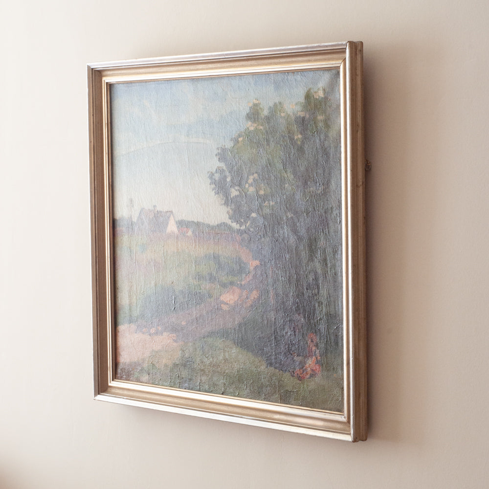 Vintage Mother and Child Painting