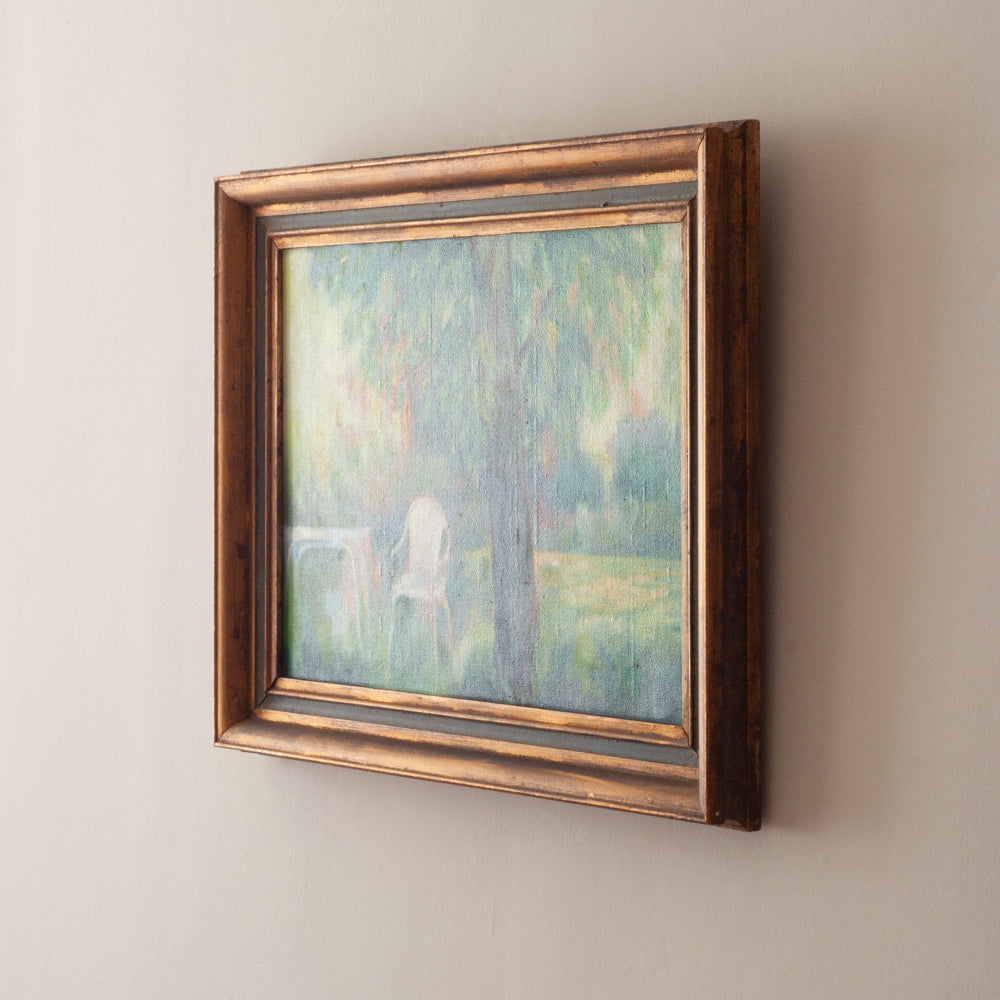 Vintage Garden Painting