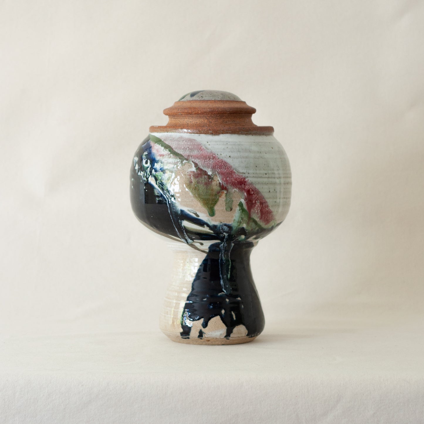Vase with Lid by Phyllis Hammond