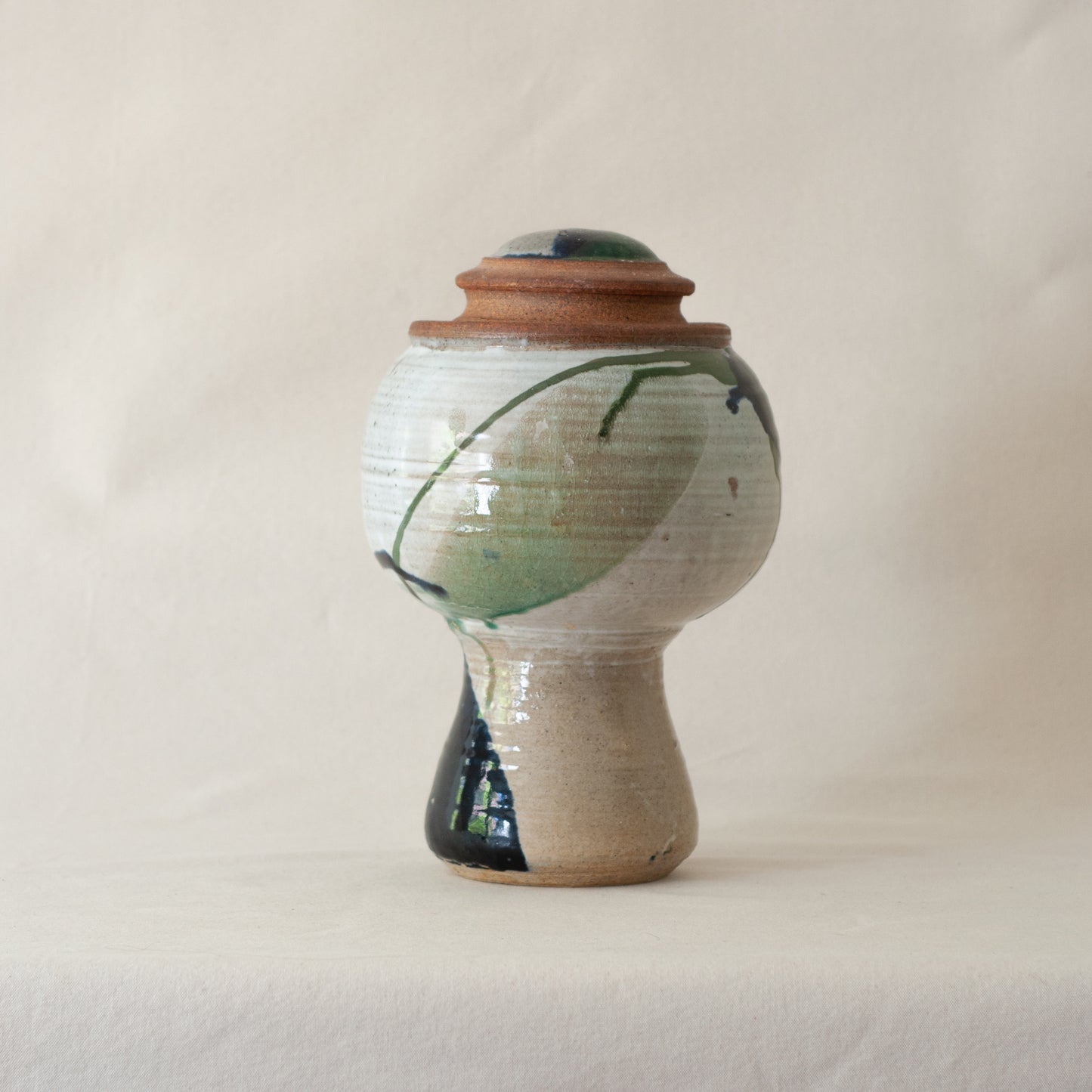Vase with Lid by Phyllis Hammond