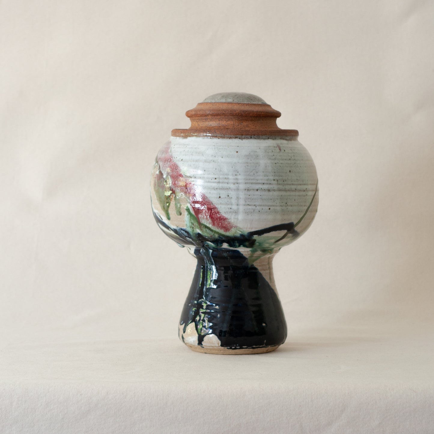 Vase with Lid by Phyllis Hammond