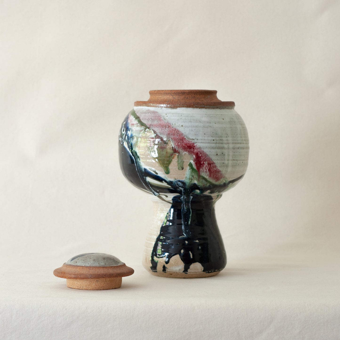 Vase with Lid by Phyllis Hammond