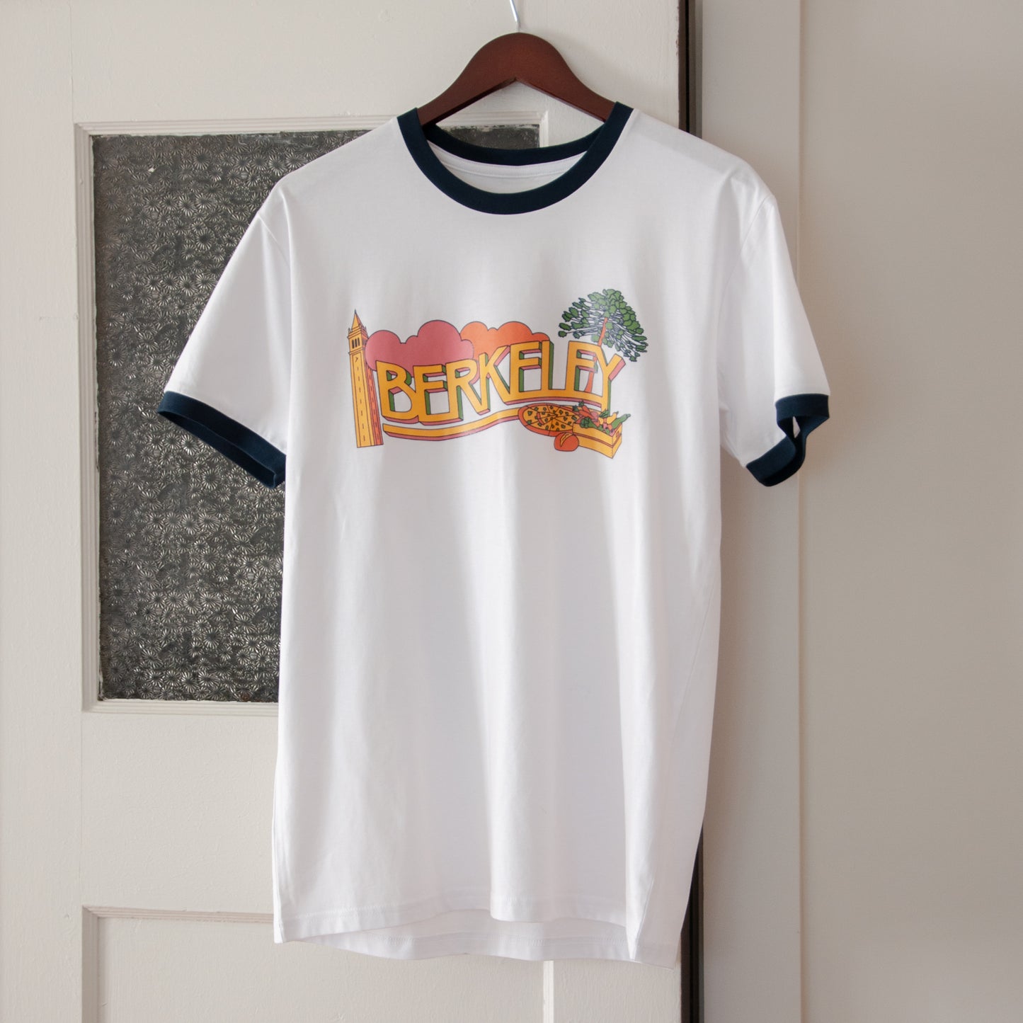 Berkeley Retro Ringer Tee, Unisex