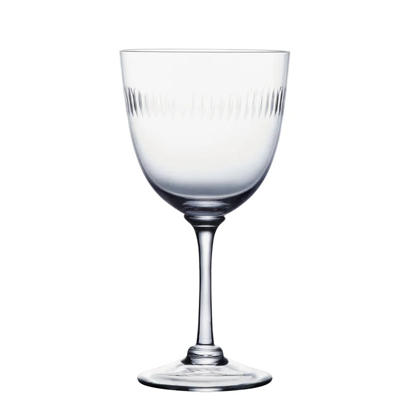 Crystal Wine Glasses, Set of 4