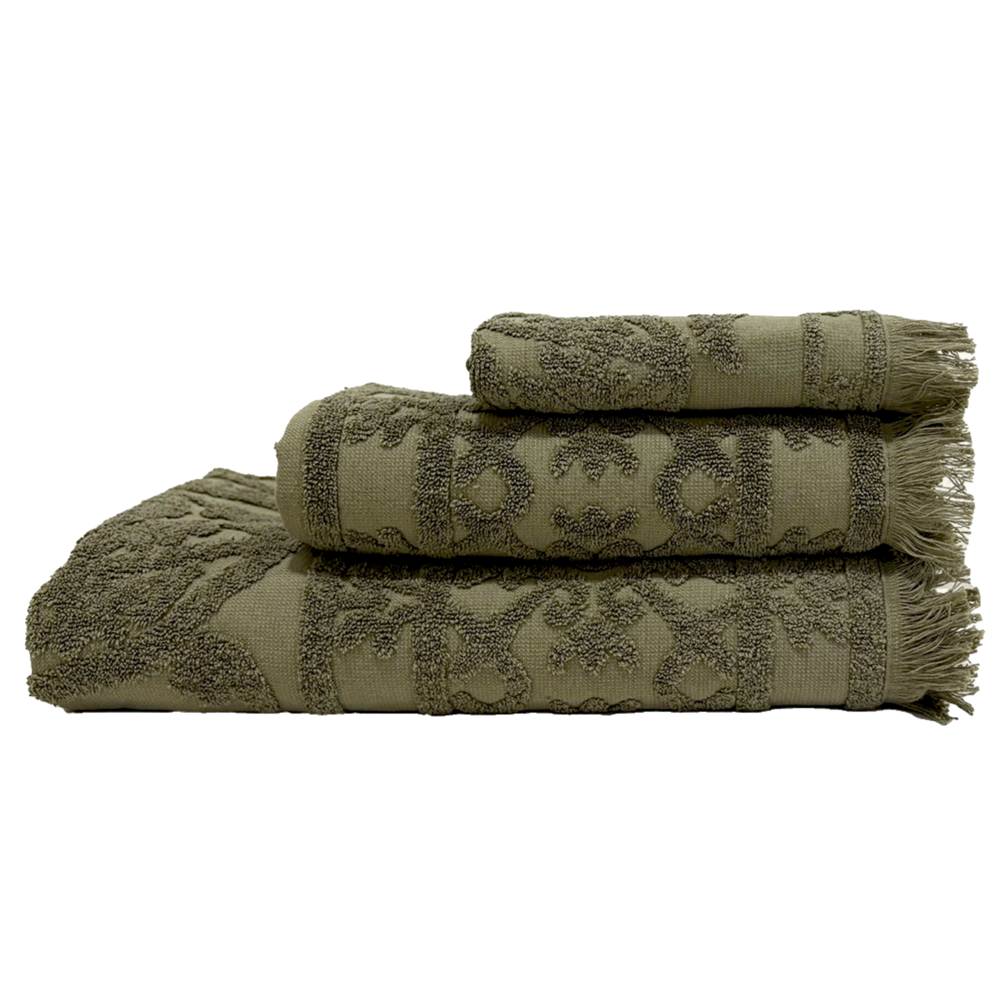Classic Hand Towel, Leek