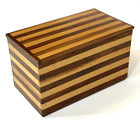 Vintage stripe keepsake box