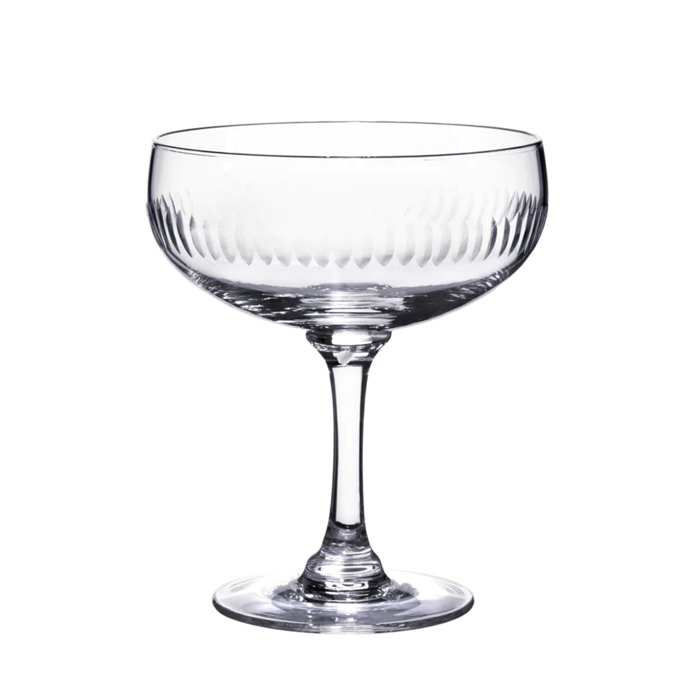 Crystal Cocktail Glasses, Set of 4