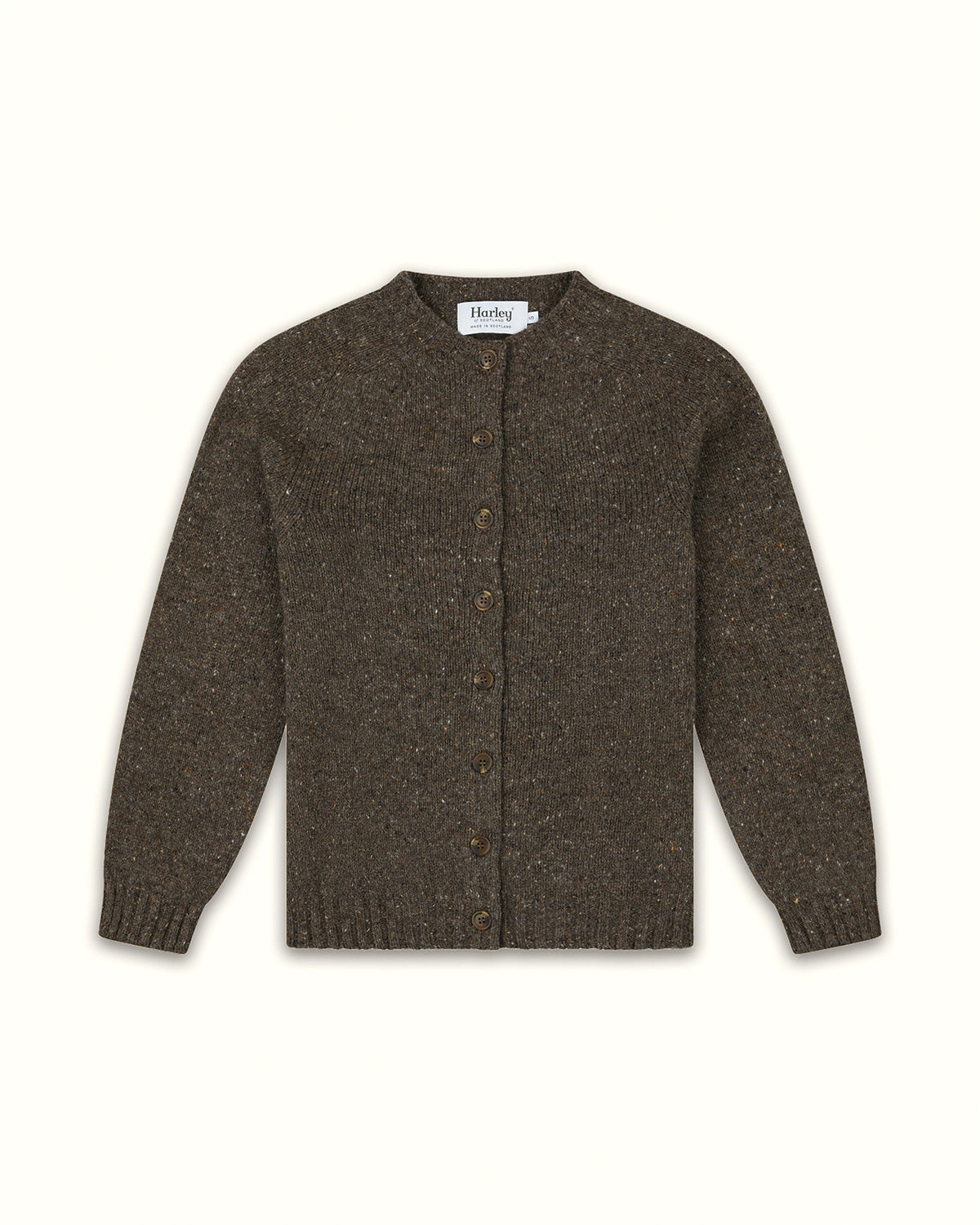 Harley of Scotland Cardigan Sweater, Thatch