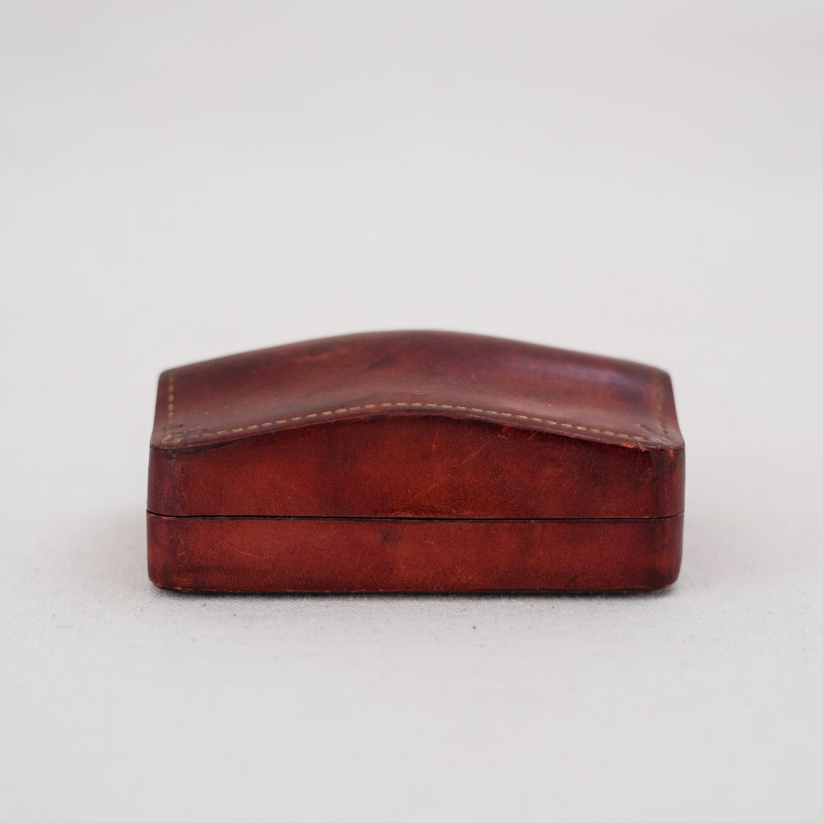 Vintage Italian Leather Box, 1950's