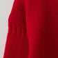 Cropped Guernsey in Red by Le Tricoteur