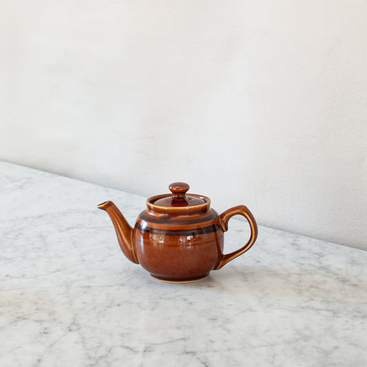 Vintage stripe brown Betty teapot