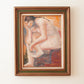 Vintage figural painting