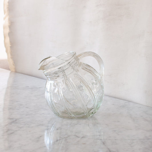 Vintage glass pitcher