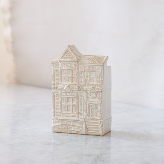 Vintage San Francisco Victorian House wall-mount container