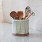 Matt Fishman Utensil Holder in white