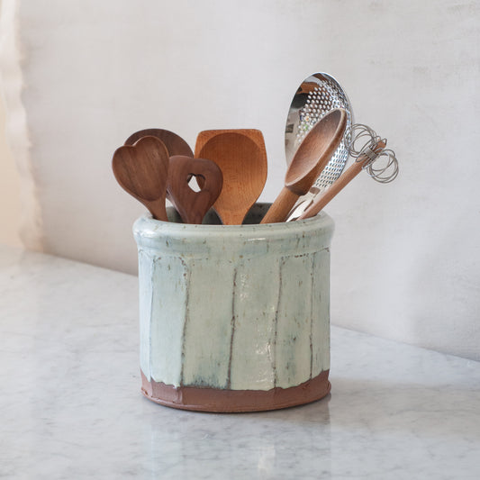 Matt Fishman Utensil Holder in white