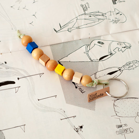 Vintage Bead Keychains by Noel Mercado