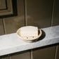 Cousin St. Marbled Enamel Soap Dish, Cappuccino