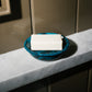 Cousin St. Marbled Enamel Soap Dish, Blueberry Wine