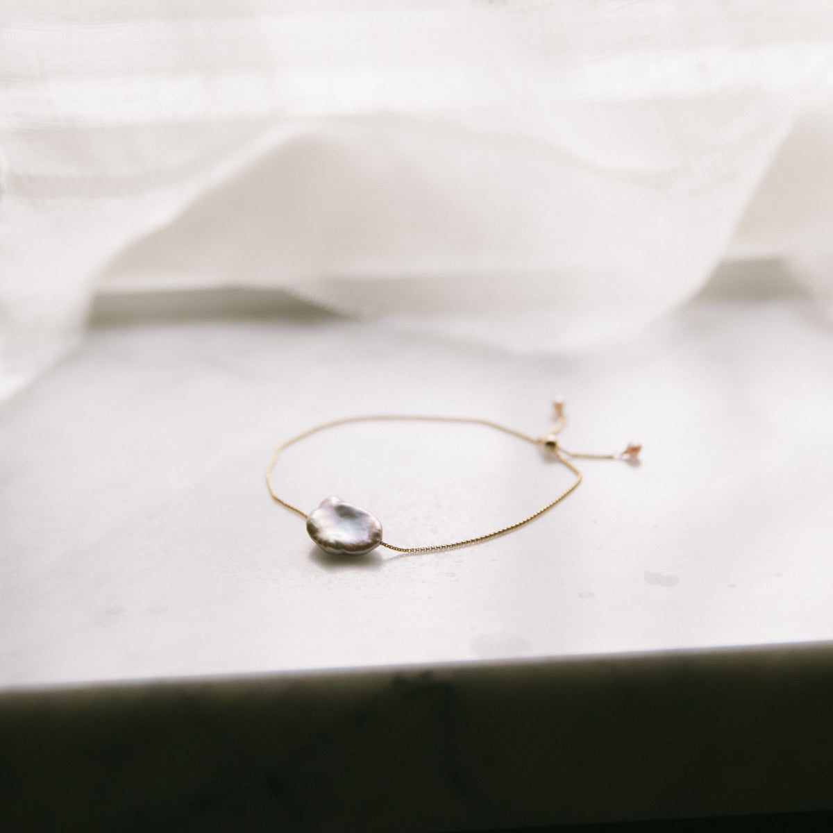 Keshi Pearl Bracelet by Anchovy