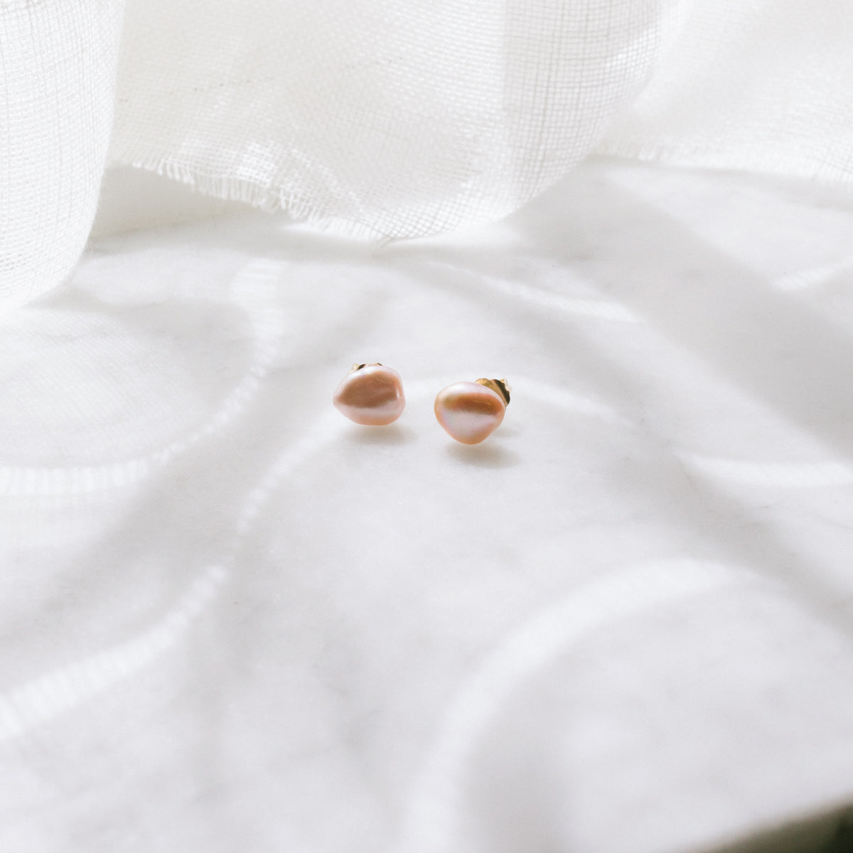 Keshi Pearl Earrings by Anchovy