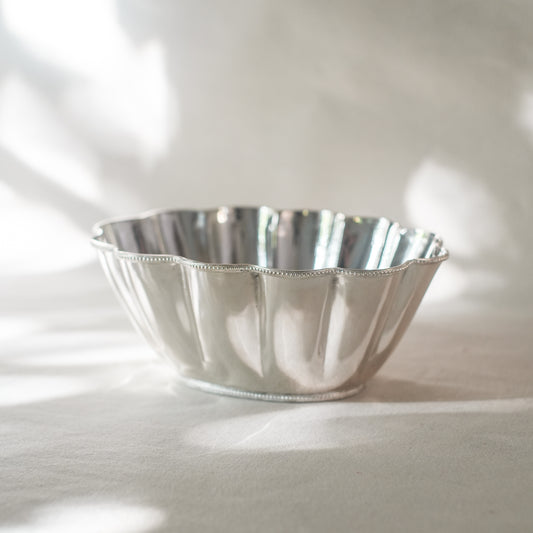 Silver Fluted Centerpiece Bowl