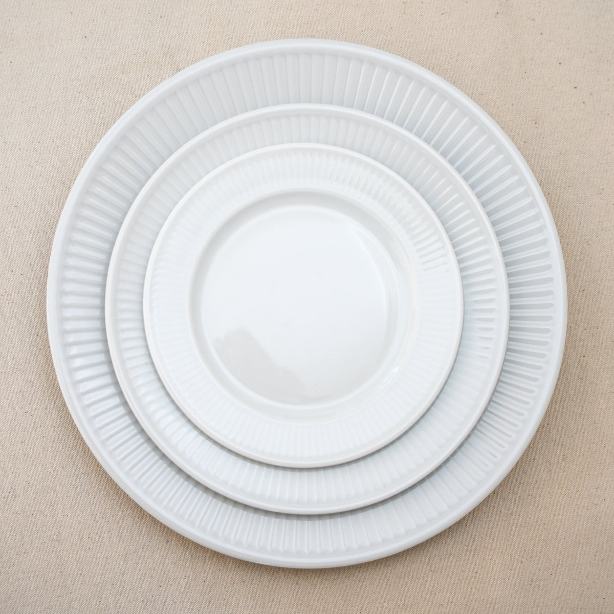 Pillivuyt Plissé Lunch Plate