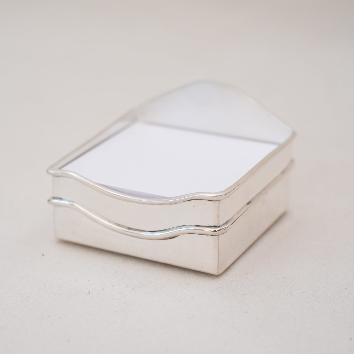 Silver Notepad Holder