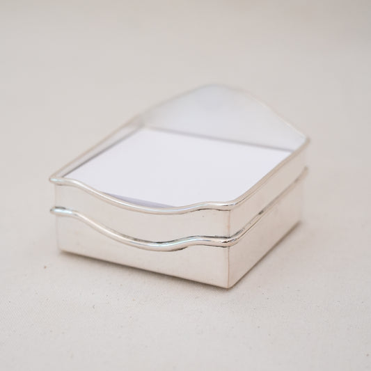 Silver Notepad Holder