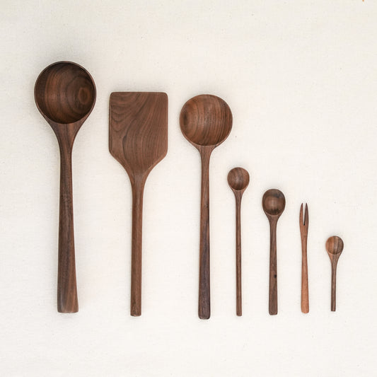 J. Brody Walnut Kitchen Utensils