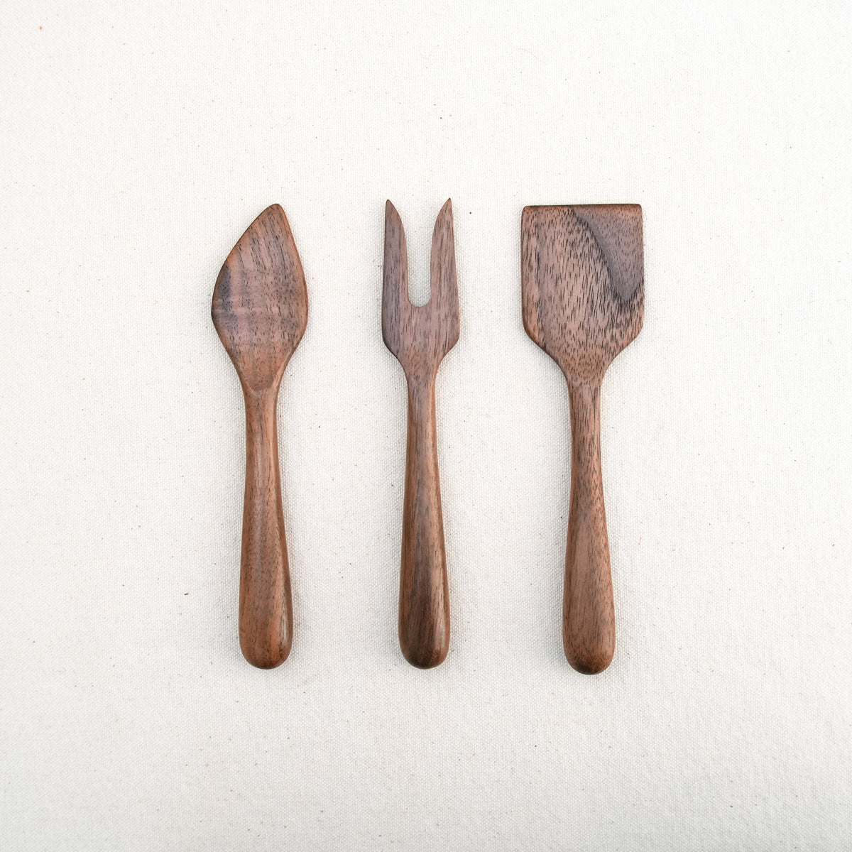 J. Brody Walnut Kitchen Utensils