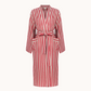 Red stripe robe