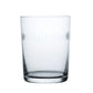 Crystal Large Tumbler Glasses with Spears design, Set of 4