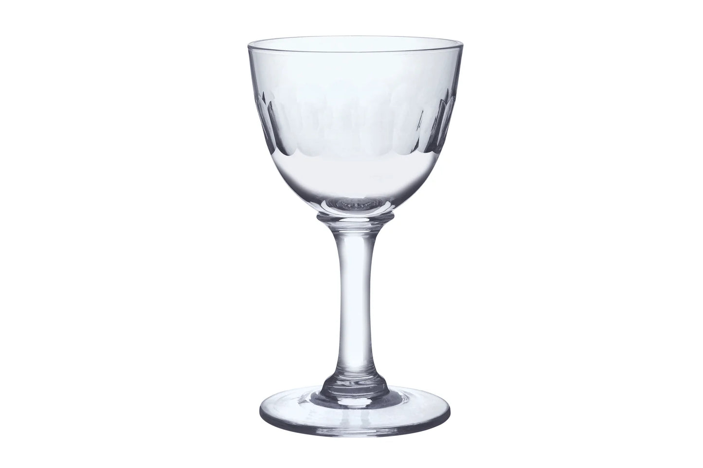 Crystal Liquor Glasses with Lens design, Set of 6