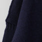 Cropped Guernsey in Navy by Le Tricoteur