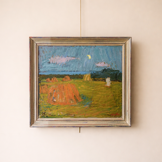 The Smell of Summer, Vintage Painting, Artist Unknown