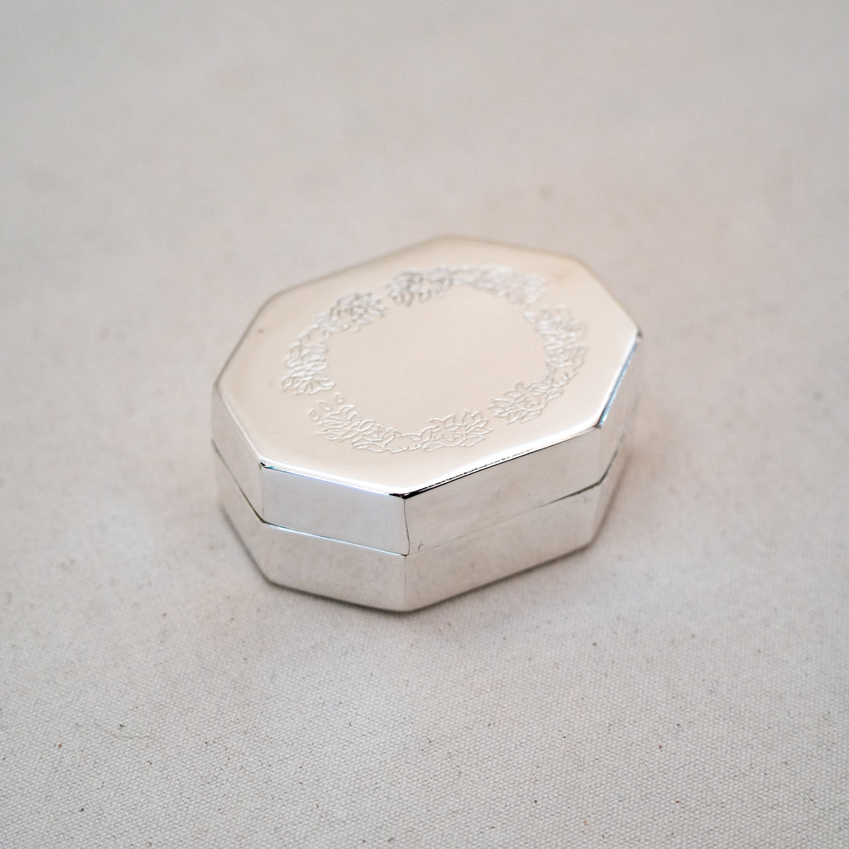 Octagonal Silver Box