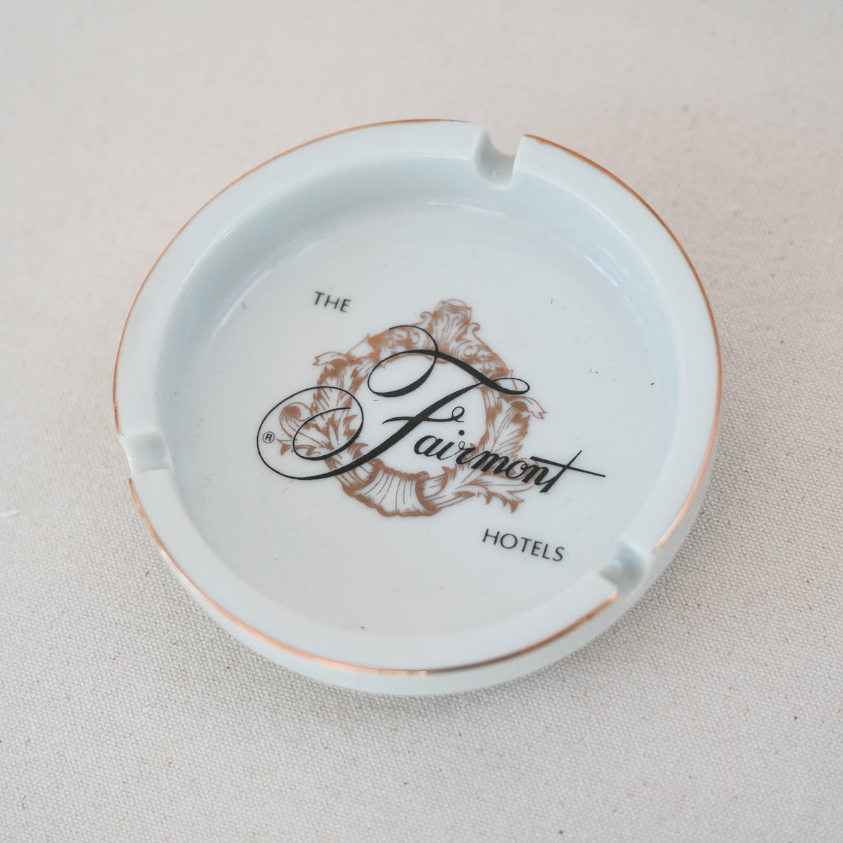 Vintage Fairmont Hotel ashtray