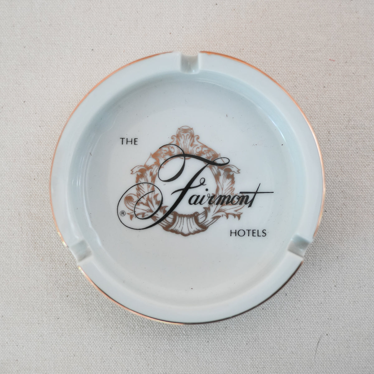 Vintage Fairmont Hotel ashtray