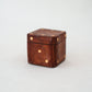 Vintage Italian Leather Dice Box