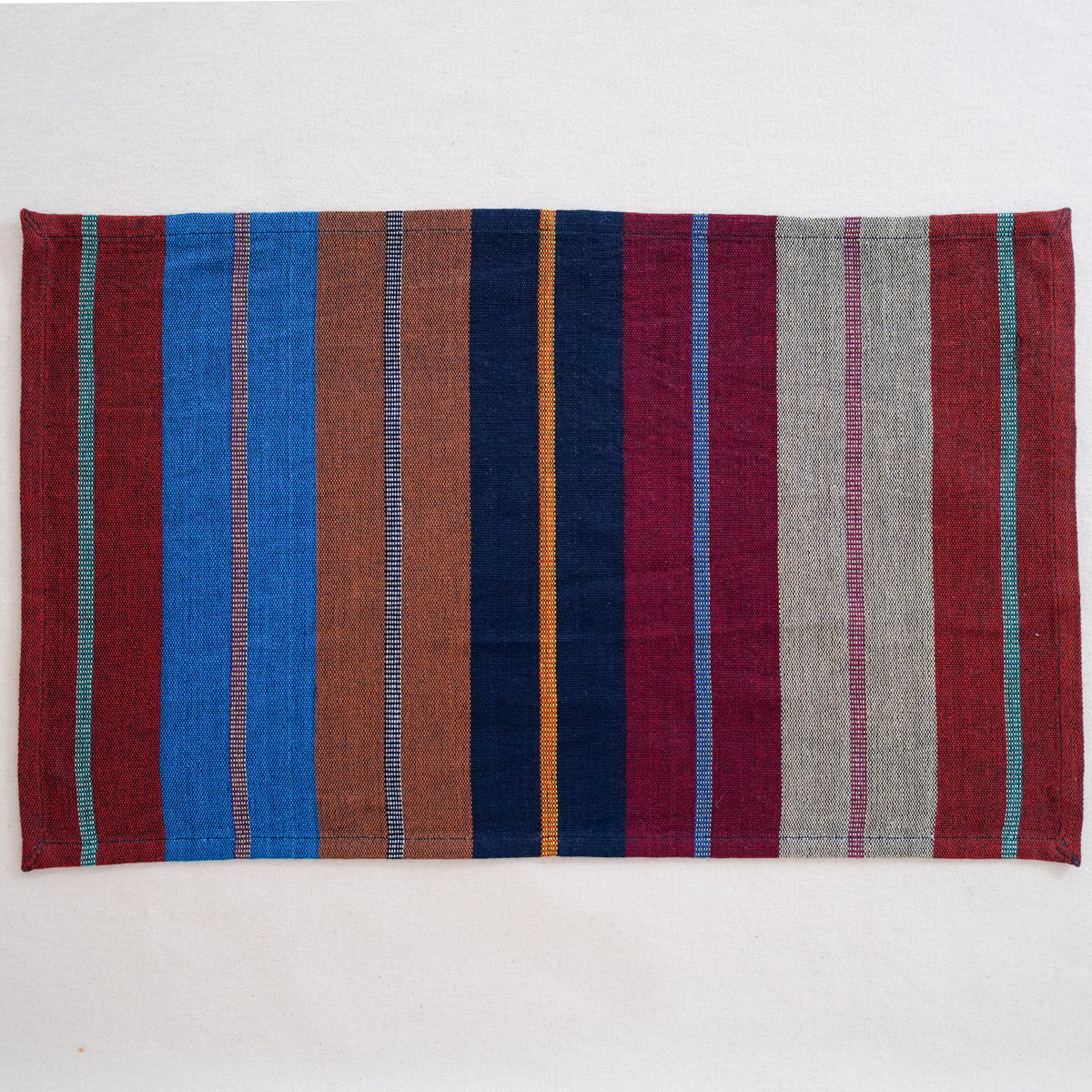 Hand-Loomed Placemat, Stripe