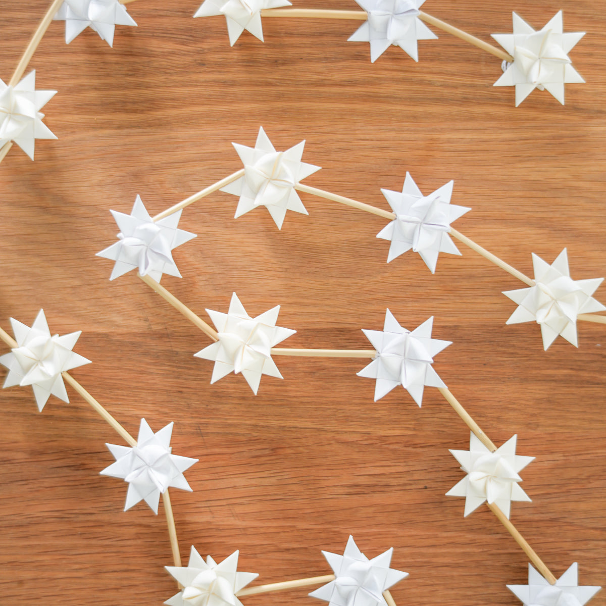 Moravian Paper Star Garland