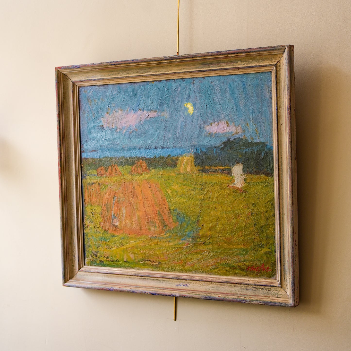 The Smell of Summer, Vintage Painting, Artist Unknown