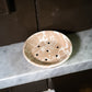 Cousin St. Marbled Enamel Soap Dish, Cappuccino