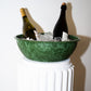 Cousin St. Marbled Enamel Large Bowl, Seaweed